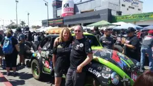 Randy and Deb at the Baja 1000 check-in