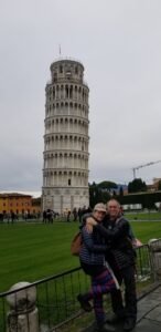 Randy and Lori in Italy, yep another trip to learn more massage. This time it's Healing Dance a form of aquatic bodywork