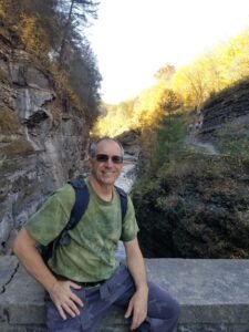 Randy enjoying the splendor of a New York Hike